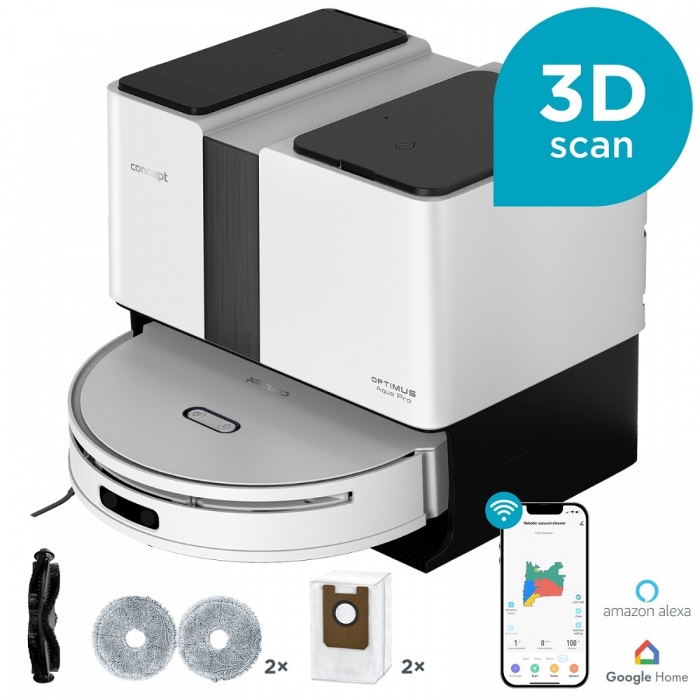 Robot vacuum cleaner 2in1 Optimus Aqua Pro VR4050 Robot vacuum cleaner 2in1 Optimus Aqua Pro VR4050