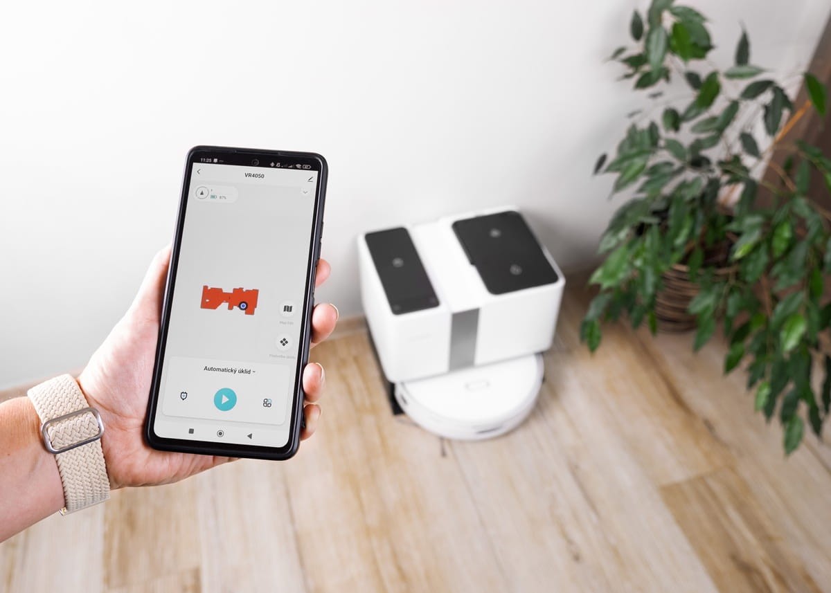 Robot vacuum cleaner 2in1 Optimus Aqua Pro VR4050 Robot vacuum cleaner 2in1 Optimus Aqua Pro VR4050