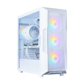 PC case I3 NEO V2 Mid Tower RGB fan x4 white