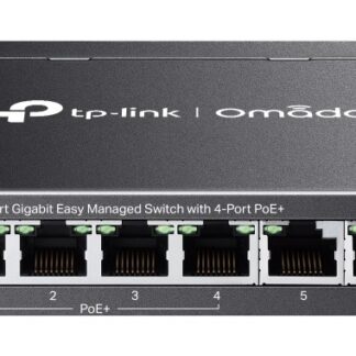 TP-Link Omada ES206GP network switch Managed Gigabit Ethernet (10/100/1000) Power over Ethernet (PoE) Black