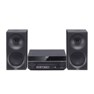AKAI AM-301B System 40W (2x20W) CD MP3 BT USB FM 40 presets AUX RCA  black