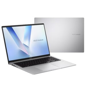 ASUS Vivobook 16 M1607GA-MB003W Ryzen AI 7 445 16.0  WUXGA IPS-level display 60Hz 300 nits AG 16GB DDR5 512GB SSD Radeon Graphics WLAN + Bluetooth 1080p webcam 42Wh battery Windows 11 Cool Silver