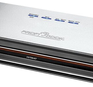 ProfiCook PC-VK 1080 vacuum sealer Black  Stainless steel