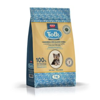 FOLK Small breeds Kashubian-style fish specialty with apples parsley and lovage - dry dog food - 7kg FOLK Small breeds Kashubian-style fish specialty with apples parsley and lovage - dry dog food - 7kg