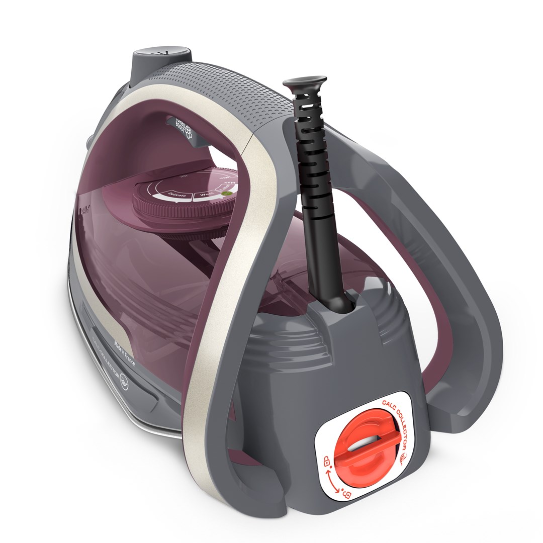 Tefal Ultragliss Anti-Calc Plus FV6840 Steam iron 2800 W Purple Silver Tefal Ultragliss Anti-Calc Plus FV6840 Steam iron 2800 W Purple Silver