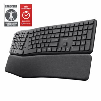 Techly ICTB9801TB keyboard Universal RF Wireless + Bluetooth QWERTY US English Black