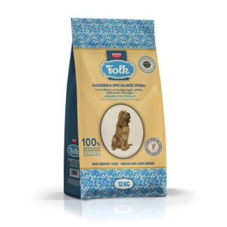 FOLK Medium and large breeds Kashubian-style fish specialty with apples parsley and lovage - dry dog food - 12kg FOLK Medium and large breeds Kashubian-style fish specialty with apples parsley and lovage - dry dog food - 12kg
