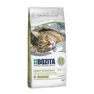 BOZITA Indoor & Sterilised Chicken - dry cat food - 10kg