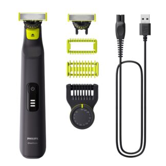 Philips Shaver OneBlade Pro QP6542 15 Face&Body Black Schwarz (QP6542/15)