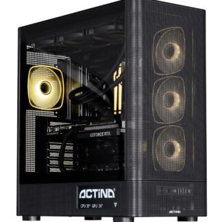 Actina 5901443440253 PC AMD Ryzenâ¢ 9 9950X3D 32 GB DDR5-SDRAM 2 TB SSD NVIDIA GeForce RTX 5070 Ti Windows 11 Home Midi Tower Black