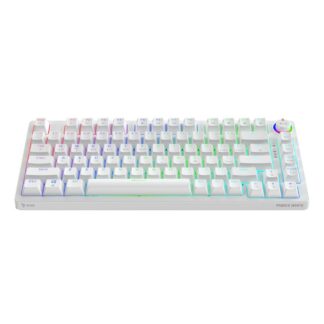 SAVIO PHENIX WHITE Wireless Mechanical Keyboard  Gateron Red Pro  ABS