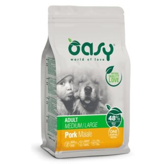 OASY One Animal Protein Adult Medium/Large Pork - dry dog food - 12kg