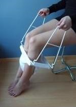 Portable trouser attachment device and underwear