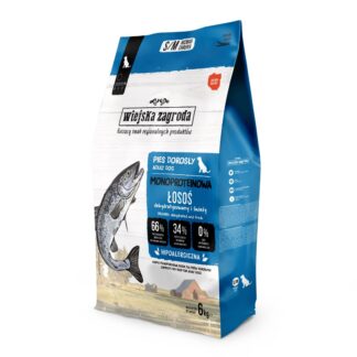 WIEJSKA ZAGRODA Monoprotein Salmon S/M - dry dog food - 6kg