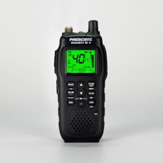 President Randy III Plus ASC AM/FM CB Portable Radio Black