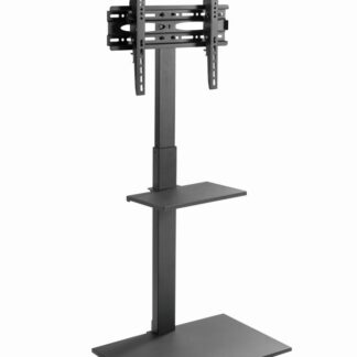 Gembird TVS-55T-01 TV floor stand with caster wheels (tilt)  32  - 55   black