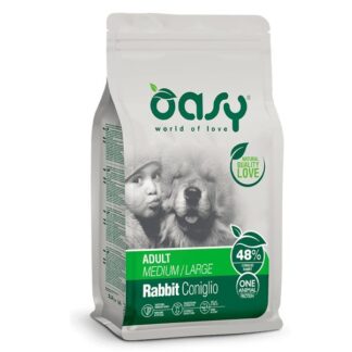 OASY One Animal Protein Adult Medium/Large Rabbit - dry dog food - 12kg