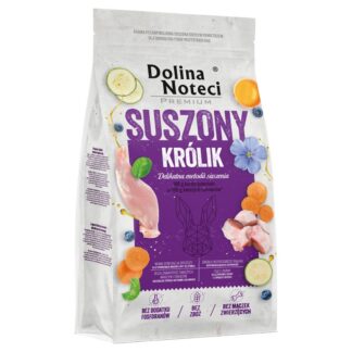 DOLINA NOTECI Premium Dried Rabbit - dried food for dogs - 9kg