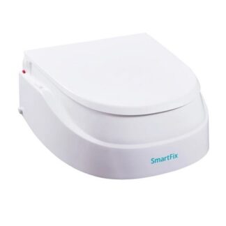 Dietz SmartFix adjustable toilet seat without armrests