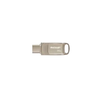 Patriot Memory Tab T560 64GB USB flash drive Dual USB 120MB/s (PS64GT560DS5D) Silver