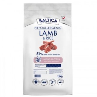 BALTICA Nutraceutic Hypoallergenic S Lamb with rice - dry dog food - 12kg