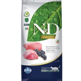 FARMINA N&D Prime Lamb & Blueberry - dry cat food - 5 kg