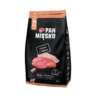 PAN MIÄSKO Veal with turkey - dry dog food - 20kg