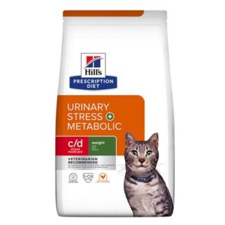 HILL'S Feline c/d Urinary Stress + Metabolic - Dry Cat Food - 3 kg