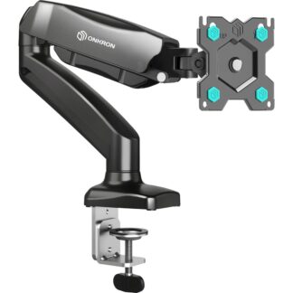 ONKRON G80-B Swivel and tilt desk mount for 13â-32â monitors  max. 8 kg  with rotation  black