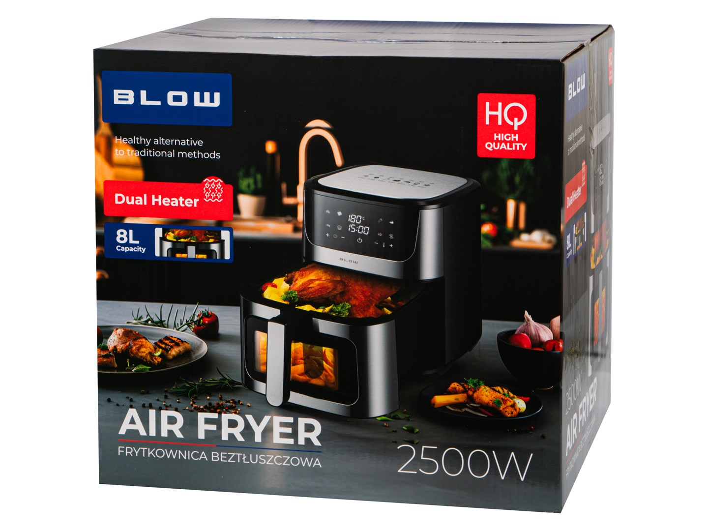 AIR FRYER fat-free fryer BLOW 2500W 8L AIR FRYER fat-free fryer BLOW 2500W 8L