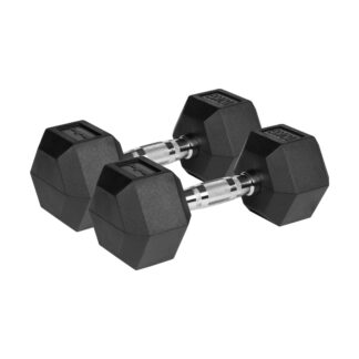 REBEL ACTIVE Hantle Å¼eliwne gumowane 2x10 kg