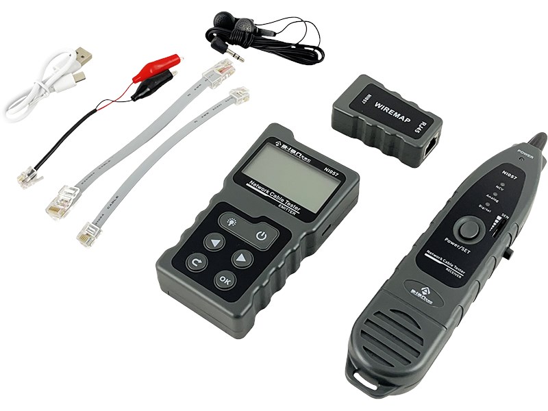 ALANTEC NI057 network cable tester PoE tester Black ALANTEC NI057 network cable tester PoE tester Black