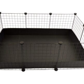 C&C Modular cage 3x2 110x75 cm guinea pig hedgehog black C&C Modular cage 3x2 110x75 cm guinea pig hedgehog black