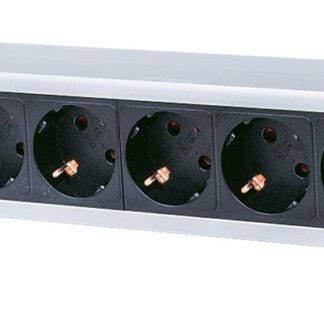 Intellinet Vertical Rackmount 12-Output Power Distribution Unit (PDU)  EU CEE 7/3 Outlets  With Single Air Switch  No Surge Protection  Built-in 1.6m Power Cord with EU CEE 7/4 Plug
