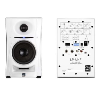 Kali Audio LP-UNF-WH - a pair of Bluetooth monitor speakers (white)