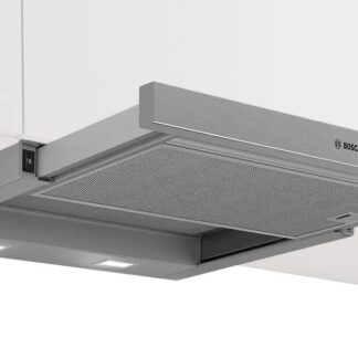 Bosch Serie 2 DFM064W55 cooker hood Semi built-in (pull out) Metallic  Silver 394 m3/h