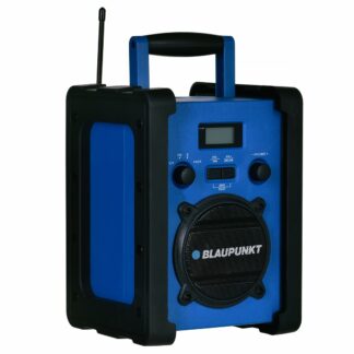 Mobile radio BLAUPUNKT PP30BT JOBSITE Construction radio Blue  Black