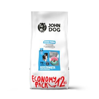 JOHN DOG Good Form Puppy Chicken with beef - dry dog food - 12 kg