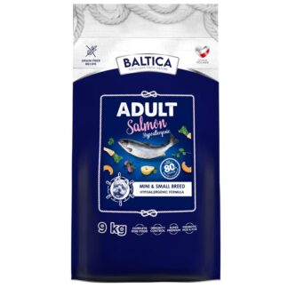 BALTICA Excellent Hypoallergenic Adult Small breeds Salmon - dry dog food - 9kg