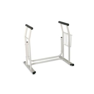 Verstellbarer Toilettensitz mit Platz fÃ¼r Zeitung weiÃ