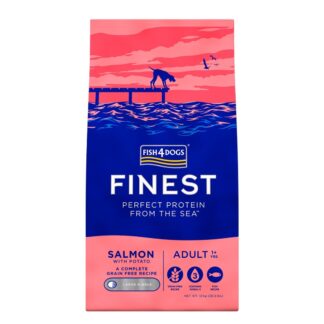 FISH4DOGS Finest Salmon Large breeds - dry dog food - 12kg