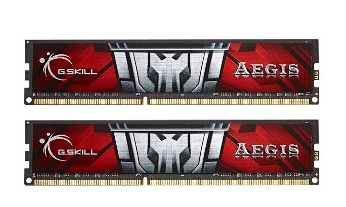 G.Skill Aegis F3-1600C11D-16GIS memory module 16 GB 2 x 8 GB DDR3 1600 MHz G.Skill Aegis F3-1600C11D-16GIS memory module 16 GB 2 x 8 GB DDR3 1600 MHz