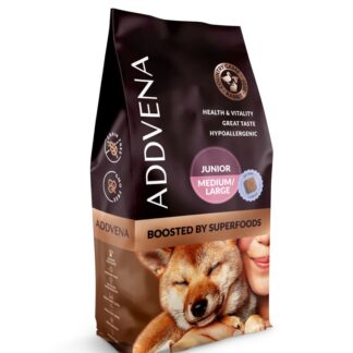 ADDVENA Boosted by superfoods Junior Medium/Large Beef - dry dog food - 10kg