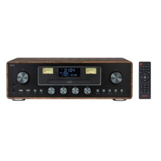 AKAI AM-100 RHAPSODY Stereo system 30W RMS  Bluetooth 5.0  DAB+/FM  CD/USB  AUX  brown black