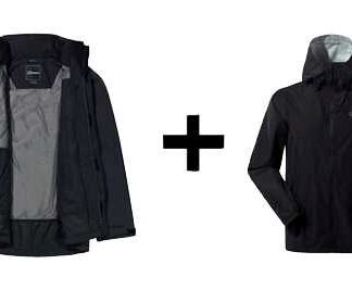 Berghaus Deluge Pro 3.0 Jacket Size M Black + Berghaus Hillwalker IA Shell Jacket Size M Black