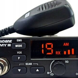 President Jimmy III AM/FM CB radio Black