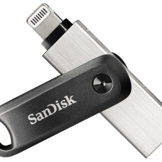 SanDisk iXpand USB flash drive 64 GB USB Type-A / Lightning 3.2 Gen 2 (3.1 Gen 2) Black  Silver