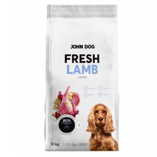 JOHN DOG Fresh Lamb - dry dog food - 12kg
