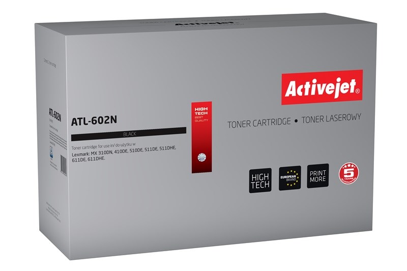 Activejet ATL-602N Toner (replacement for Lexmark 60F2H00; Supreme; 10000 pages; black) Activejet ATL-602N Toner (replacement for Lexmark 60F2H00; Supreme; 10000 pages; black)