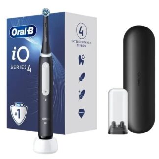 Oral-B iO Series 4 m. Reiseetui Matt Black Zahnbürste